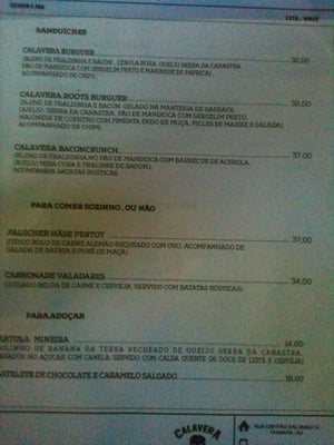 Menu photo 1 Calavera Kitchen & Bar Rio de Janeiro, RJ