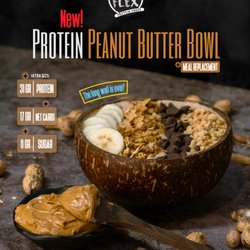 Fit Flex Protein House - Our new super tasty, nutty & creamy peanut butter bowl packed with premium quality protein!