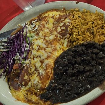 Aunt Chiladas - One item combo (cheese enchilada with rice and black beans) - Mexican Near Me - Phoenix, Arizona Aunt Chiladas - One item combo (cheese enchilada with rice and black beans) - Mexican Near Me - Phoenix, Arizona