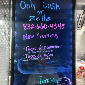 Tacos Aguascalientes - only cash - Tacos Near Me - Houston, Texas