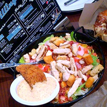 Rev’d Up Fun - Fabulous Chicken topped Salad plenty to share Delicious  Love - Laser Tag Near Me - Woodhaven, Michigan