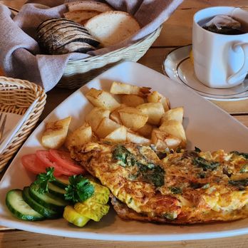 Café Smilga - Veggie & cheese omelet. - Delis Near Me - Darien, Illinois