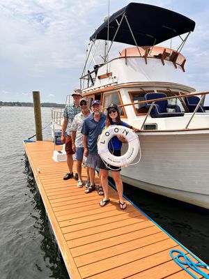 “Share the Boat” Public Cruises - Combine the natural beauty of Lake Champlain with the charm and comfort of our motor vessel Loon to enjoy an unforgettable charter experience out on the water. You may be sharing the boat with other parties, but the maximum capacity is six guests, so there is plenty of room for everyone. Bring your own food and drinks! “Share the Boat” Public Cruises - Combine the natural beauty of Lake Champlain with the charm and comfort of our motor vessel Loon to enjoy an unforgettable charter experience out on the water. You may be sharing the boat with other parties, but the maximum capacity is six guests, so there is plenty of room for everyone. Bring your own food and drinks!