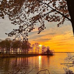 Wayne Fitzgerrell State Park - April sunset
