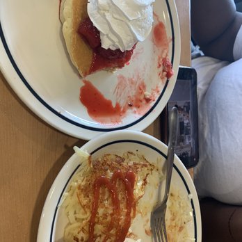IHOP - Strawberry Banana Pancakes - Breakfast & Brunch Near Me - Winston-Salem, North Carolina
