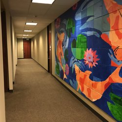 Atlas Insurance Agency - Newly installed 120 piece mural painted by each staff member.