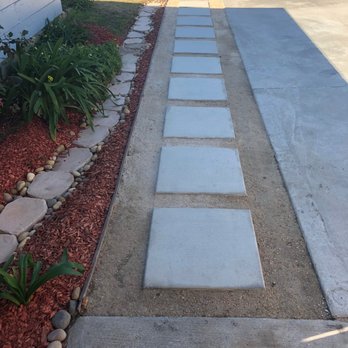 Tony's Landscape - Tony poured the concrete pavers to our specs. - Masonry/Concrete Near Me - Rialto, California Tony's Landscape - Tony poured the concrete pavers to our specs. - Masonry/Concrete Near Me - Rialto, California