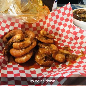 The Catch - Garlic butter shrimp with a medium spice sauce - Seafood Near Me - Atascocita, Texas The Catch - Garlic butter shrimp with a medium spice sauce - Seafood Near Me - Atascocita, Texas