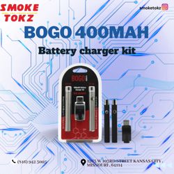 Smoke Tokz Head Shop KC - The BOGO 400mAh Battery Charger Kit is now available @smoketokz!!