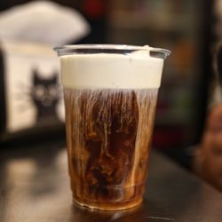Black Cat Coffee - cold brew with cold foam