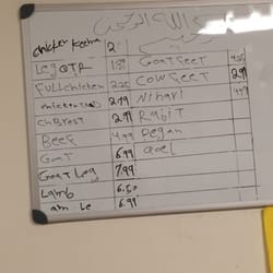 New menu