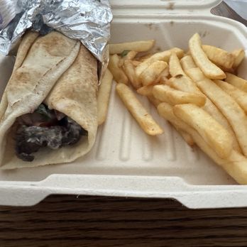 Mediterranean Sub - Beef shwarma and fries. - Sandwiches Near Me - Santa Ana, California