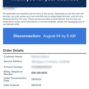 Hawaiian Telecom - After 1 1/2 hours trying to get a FedEx box from them to return equipment!!! - Internet Service Providers Near Me Hawaiian Telecom - After 1 1/2 hours trying to get a FedEx box from them to return equipment!!! - Internet Service Providers Near Me