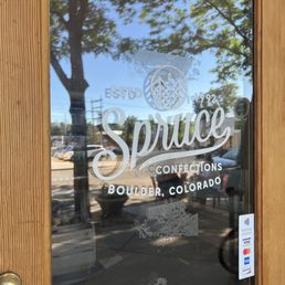 the front door of the store