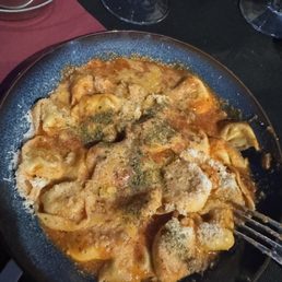 Homemade tortellini