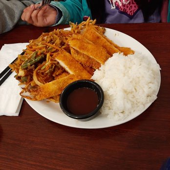 Go Go 7 - Chicken Katsu, Vegetable TKim, and Rice - Korean Near Me - San Francisco, California
