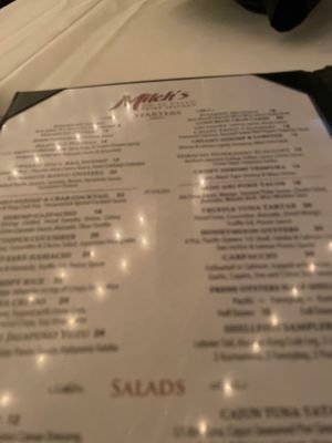 Menu photo 5 Mitch's on El Paseo Palm Desert, CA