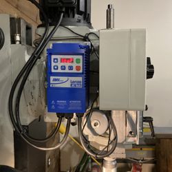 Precision Electric - Lenze AC Tech SMVector VDF installed on an RF45 mill