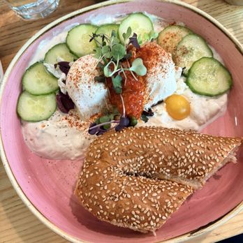 Café Bastille Downtown Miami - TURKISH EGGS. - French Near Me - Miami, Florida Café Bastille Downtown Miami - TURKISH EGGS. - French Near Me - Miami, Florida