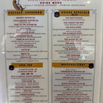 Bootleggers Creek - Menu - Gift Shops Near Me - Ketchikan, Alaska