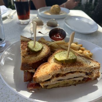 Oceans 234 - Lunch Menu: Chicken Club (I think, I forget the name)  Delish! - New American Near Me - Deerfield Beach, Florida