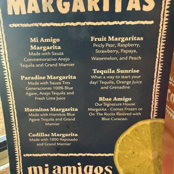 Mi Amigo's Fresh Mexican - Margarita menu - Mexican Near Me - Mesa, Arizona Mi Amigo's Fresh Mexican - Margarita menu - Mexican Near Me - Mesa, Arizona