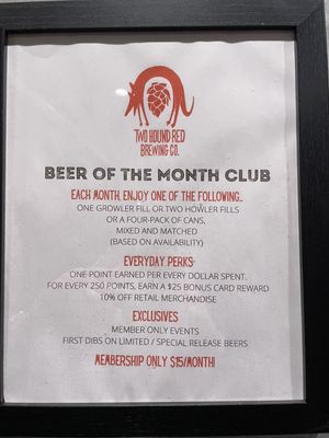 Menu photo 8 Two Hound Red Brewing Glen Ellyn, IL