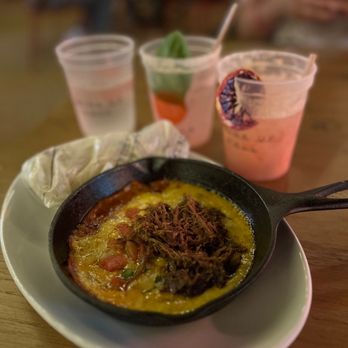 Tequila Social - Brisket queso fundido - Mexican Near Me - Dallas, Texas Tequila Social - Brisket queso fundido - Mexican Near Me - Dallas, Texas