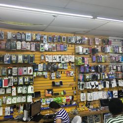 Green's Discount Liquor - Some of the cell phone accessories we have.