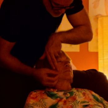 Treasure Coast Community Acupuncture - D' acupuncturist Dan doing face acu on my friend TCA Stuart FL Treasure Coast Acupuncture Mon Feb 24, 2025 - Acupuncture Near Me - Stuart, Florida