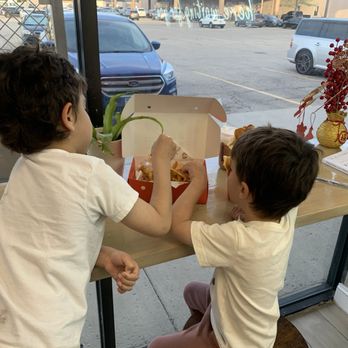 Tsaocaa Niles - My boys trying it for the first time. - Bubble Tea Near Me - Niles, Illinois