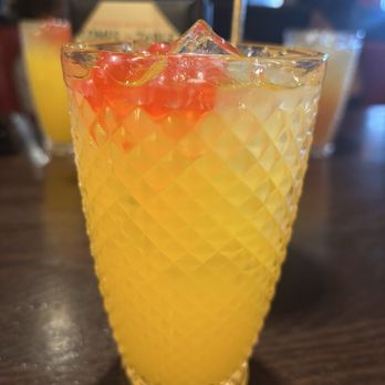 P.F. Chang's - New Tropical Mango Sunrise with Strawberry Boba Pearls - Chinese Near Me - Orlando, Florida