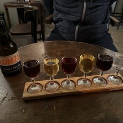 Wódka Cafe Bar - 6 shot flight and a beer