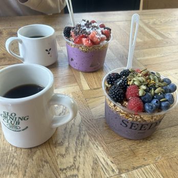 Seeds - Great coffee and the on point Açaí bowls. Love the healthy toppings! - Breakfast & Brunch Near Me - San Luis Obispo, California Seeds - Great coffee and the on point Açaí bowls. Love the healthy toppings! - Breakfast & Brunch Near Me - San Luis Obispo, California