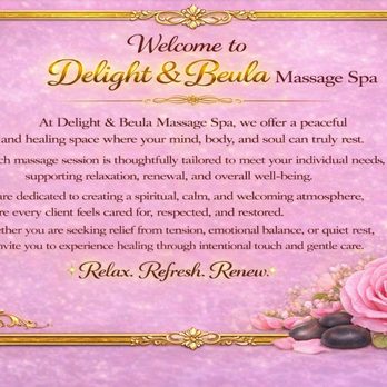 Delight & Beula Massage Spa - Massage Therapy Near Me - Redding, California