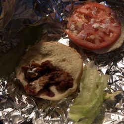 Cook Out - BLT (partial). The tomato was great!