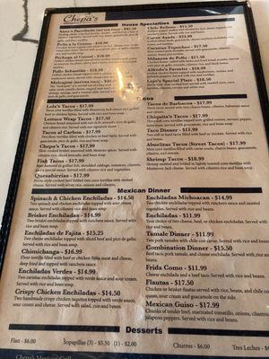 Menu photo 3 Chepa's Mexican Grill Allen, TX
