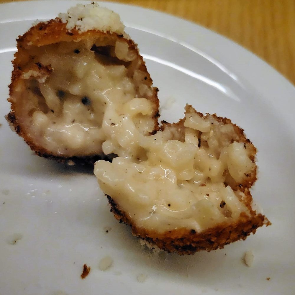 Uccellino - Arancini Cacio e Pepe Roman Pecorino & Black Pepper - Italian Near Me - Edmonton, Alberta