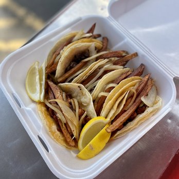 Taqueria Quintonil - Beef taco with potatoes! - Food Trucks Near Me - Happy Valley, Oregon Taqueria Quintonil - Beef taco with potatoes! - Food Trucks Near Me - Happy Valley, Oregon