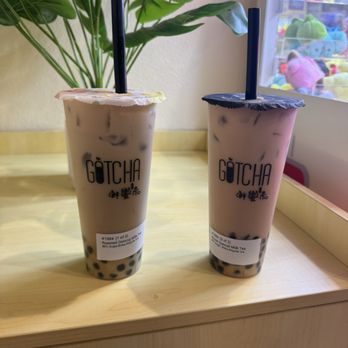 Gotcha Tea - Roasted oolong milk tea and house milk tea w boba - Bubble Tea Near Me - San Diego, California
