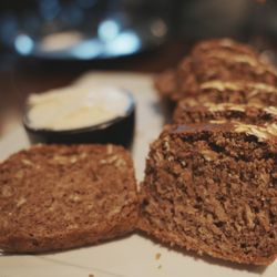 Guinness Brown Bread. Warm, malty, and slightly sweet bread.