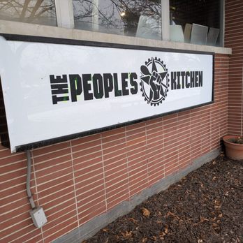 The People’s Kitchen - Sign at entrance - American Near Me - Lansing, Michigan