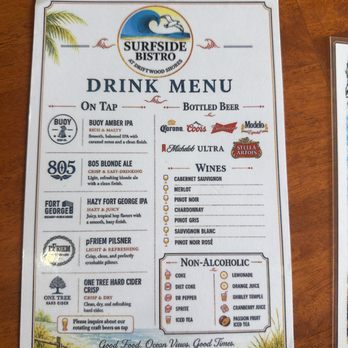 Surfside Bistro - Drink menu - Delis Near Me - Florence, Oregon Surfside Bistro - Drink menu - Delis Near Me - Florence, Oregon