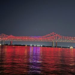 Riverboat City of New Orleans - Red light bridge
