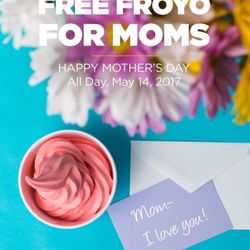 Celebrate Mothers Day with FREE Froyo for Mom.