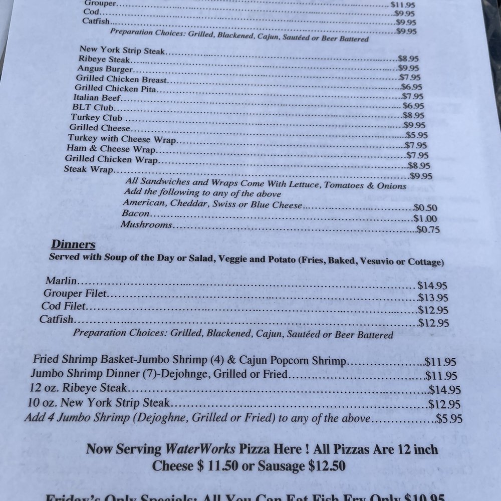 Marlins Bar & Grill - Menu - Bars Near Me - Lyons, Illinois Marlins Bar & Grill - Menu - Bars Near Me - Lyons, Illinois