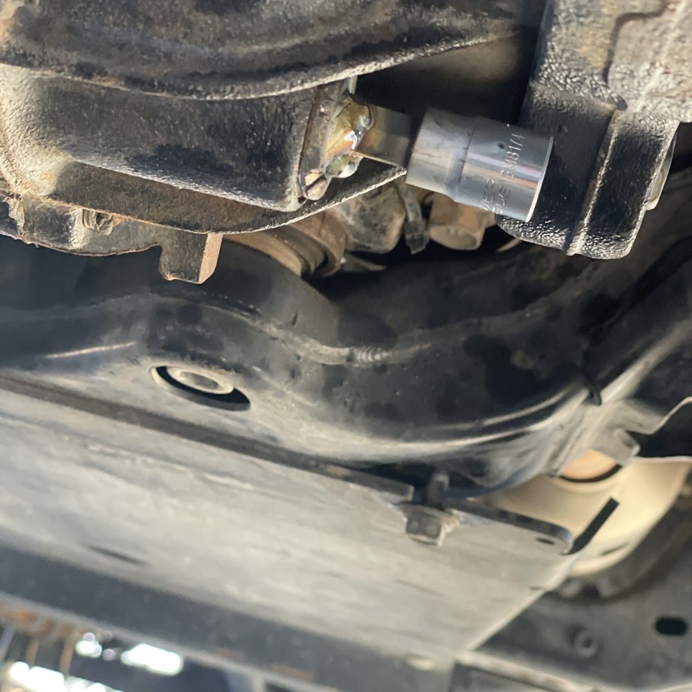 Jesse's Mufflers & Brakes - Drain plug with a 10mm socket welded. - Auto Repair Near Me - Lemon Grove, California