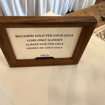 Hotel Lido Seegarten - Must use only the tiny glasses for orange juice, the big glasses for Coca Cola.  What in the world!?! - Hotels Near Me - Lugano, TI
