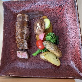 Momoya SoHo - Wagyu steak comes with nigiri set - Sushi Bars Near Me - New York, New York Momoya SoHo - Wagyu steak comes with nigiri set - Sushi Bars Near Me - New York, New York