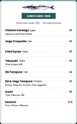 Menu photo 3 Miyabi Restaurant Tukwila, WA